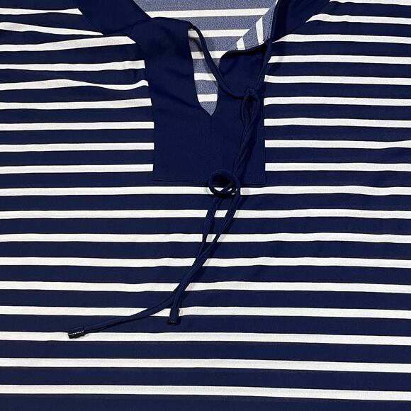 Beach House NWT Swim Admiral Cover Up Dress XL Blue/White UPF 50 - Picture 3 of 11